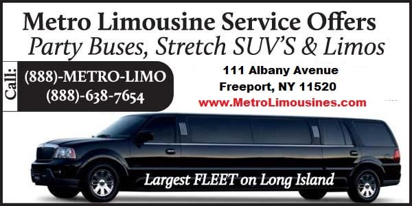 Metro Limousine & Party Bus Service of Long Island NY